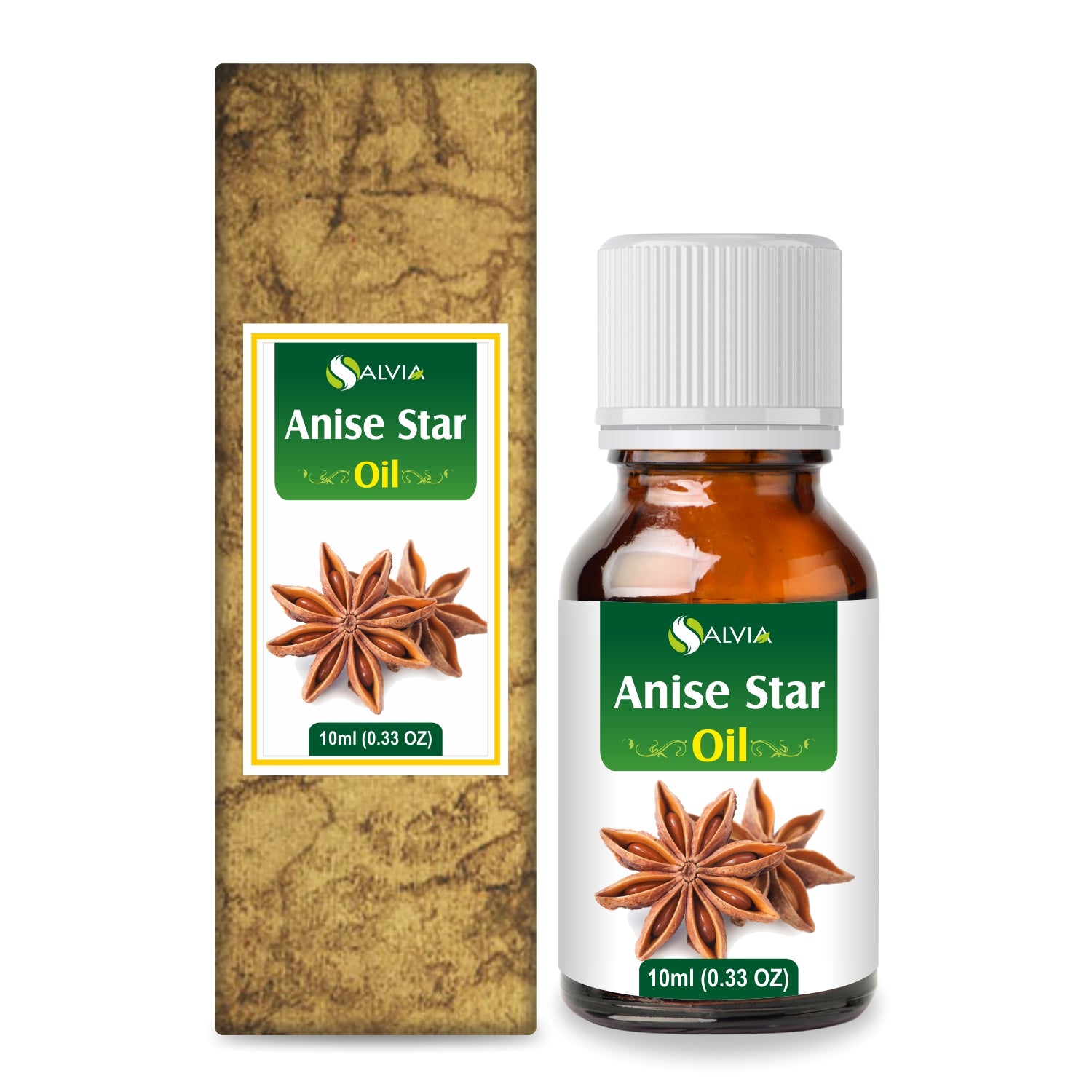 Salvia Natural Essential Oils 10ml Anise Star Essential Oil Salvia Natural Essential Oils 10ml Anise Star Essential Oil